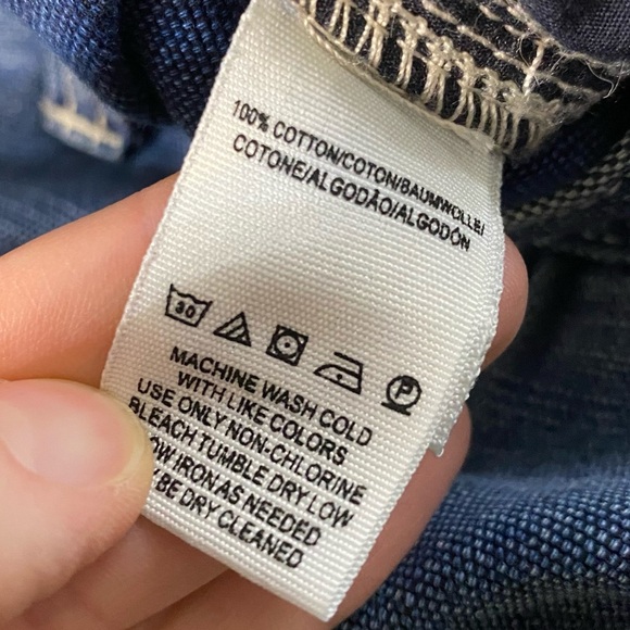 Free People We The Free Straight Leg Denim Cargo Utility Jeans Size 27 - Picture 6 of 10